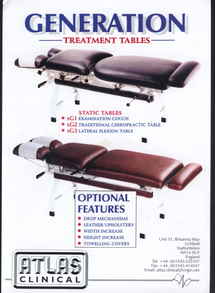 Static Generation chiropractic table